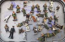Tropas alemanas y británicas pintadas desconocidas 1/72 Segunda Guerra Mundial + otros segunda mano  Embacar hacia Mexico