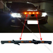 Decoração de barras de luz de grade de para-choque dianteiro 4 LED para Land Cruiser LC200 2012-2015 comprar usado  Enviando para Brazil