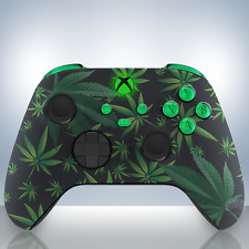 CONTROLADOR DE ESPORTS PERSONALIZADO XBOX ONE SERIES - ÓTIMA FOLHA VERDE - ERVA DANINHA 420 CANNABIS comprar usado  Enviando para Brazil