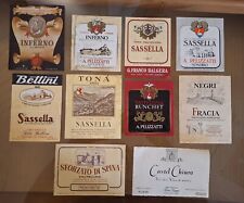 Etichette vino valtellina usato  Milano
