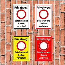 Schild privatweg befahren gebraucht kaufen  Heidenrod