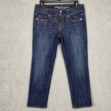 Usado, Jeans jeans American Eagle feminino 4 artista cropped lavagem escura cintura baixa comprar usado  Enviando para Brazil