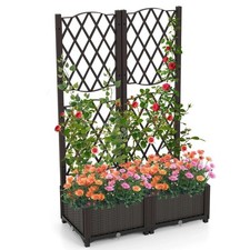 Jardinière rotin treillis d'occasion  Bordeaux-