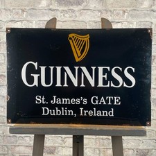 Guinness enamel sign d'occasion  Expédié en Belgium