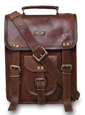 Bolsa satchel feminina marrom vintage feita à mão ombro cabra mensageiro laptop comprar usado  Enviando para Brazil