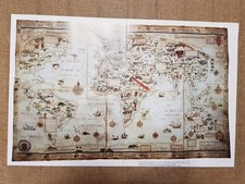 Carta geografica mappa usato  Villarosa