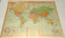 Parties planisphere colonies d'occasion  France