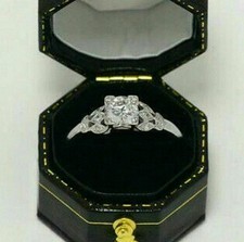 Bague fiançailles blanche d'occasion  Expédié en France