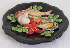 Assiette decor poissons d'occasion  Tonnay-Boutonne