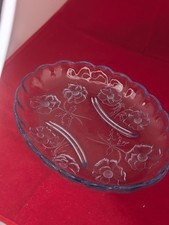 Bagley glass blue for sale  IPSWICH
