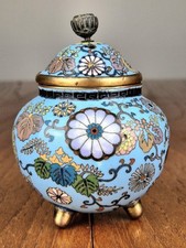 Um queimador de incenso japonês Cloisonne Koro lindamente detalhado - Era Meiji comprar usado  Enviando para Brazil