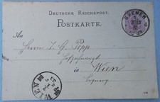 Postkarte bremen wien gebraucht kaufen  Deutschland