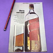 Johnnie Walker Red Label Whisky 1966 anúncio impresso original comprar usado  Enviando para Brazil