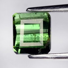 💎 Turmalina verde natural octógono 0,90 ct 5,5x5 mm - Pedra preciosa africana não aquecida comprar usado  Enviando para Brazil