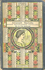Almanach hachette 1919 d'occasion Almanach hachette 1919 d'occasion  Colombelles
