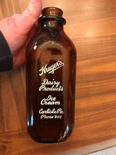 Amber milk bottle for sale  Waynesboro