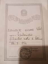 Libretto risparmio postale usato  Cava de Tirreni