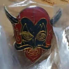 Novo sem etiquetas 2 peças Red Devil Tac Pins Devil Pin Red Devil Mask Pin Demon Pin Demon Mask, usado comprar usado  Enviando para Brazil