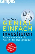 Genial einfach investieren gebraucht kaufen  Nesse-Apfelstädt, Nottleben