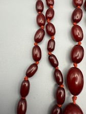 Cherry amber bakelite for sale  LONDON
