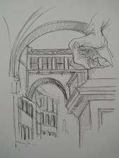 Original architecture drawing for sale  ABERYSTWYTH