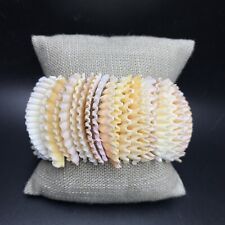 Pulseira elástica concha do mar vintage elástica boho concha praia náutica comprar usado  Enviando para Brazil