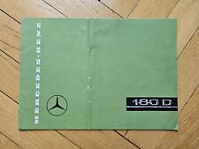 +081+ orig. Prospekt Mercedes-Benz 180 D um 1952 comprar usado  Enviando para Brazil