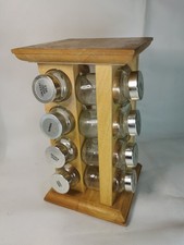 Rotating wooden spice for sale  EDINBURGH