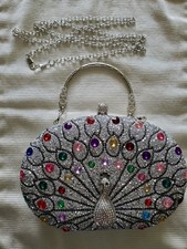 Peacock multicolor rhinestone for sale  Enola