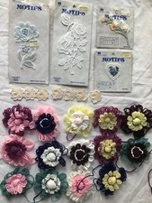 Vintage flowers embroidery for sale  CHATHAM