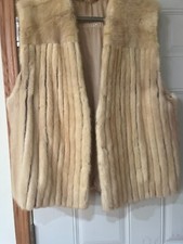 Blond mink vest for sale  Chicago Heights
