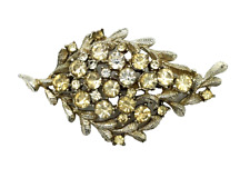 Vtg rhinestone brooch for sale  Gladstone