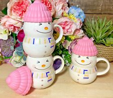 Set snowman mug for sale  CREWE