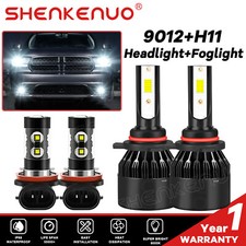 Usado, Farol dianteiro LED + kit de lâmpadas de lâmpada de neblina combo 4X para Fiat 500 2012 - 2019 comprar usado  Enviando para Brazil