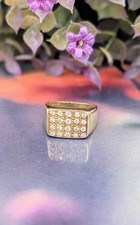 Bague chevalière pavée d'occasion  Versailles
