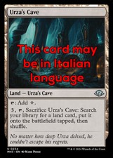 Mtg urza cave d'occasion  Expédié en Belgium