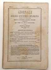 Giornale araldico 1883 usato  Magenta