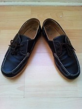 Mocassin cuir noir d'occasion  Boën