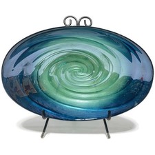 Blue green handblown for sale  Fishers