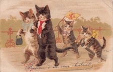 Anthropomorphic comic cats for sale  CROWBOROUGH