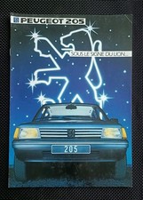 Brochure peugeot 205 d'occasion  Paris VIII