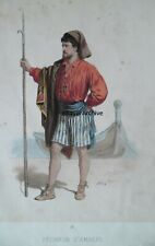 1827 pêcheur amalfi usato  Italia