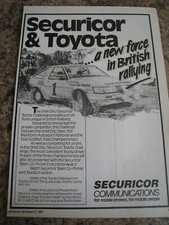 Securicor toyota british for sale  BRISTOL