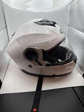 Capacete de motocicleta modular YEMA com viseira solar – branco rosto inteiro flip-up – Tamanho G comprar usado  Enviando para Brazil