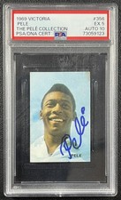 PELE PSA 5 1969 VICTORIA #356 AUTÓGRAFO ASSINADO DNA 10 AUTOGRAFADO "THE PELE COLL"., usado comprar usado  Enviando para Brazil
