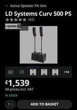 Systems curv 500 for sale  NORTHAMPTON