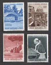 Usado, Conjunto de selos de visita à Terra Santa da Cidade do Vaticano do Papa Paulo VI 1964, sem marca de charneira. SG 419 - 422 comprar usado  Enviando para Brazil