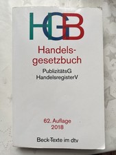 Handelsgesetzbuch hgb gebraucht kaufen  Rheda-Wiedenbrück