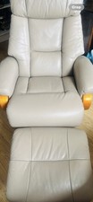 Leather recliner chair for sale  SHEFFIELD