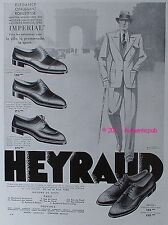 Publicite chaussures heyraud d'occasion  Cires-lès-Mello